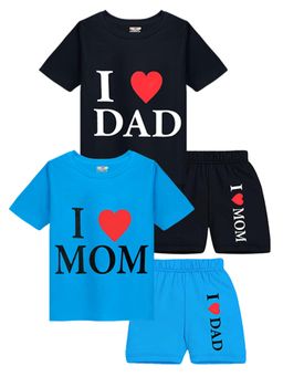 Kuchipoo - Baby Boys Casual T-Shirt with Shorts (Set of 4)