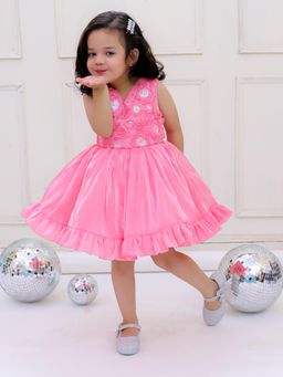 KID1 - Pink The Savannah Party Dress