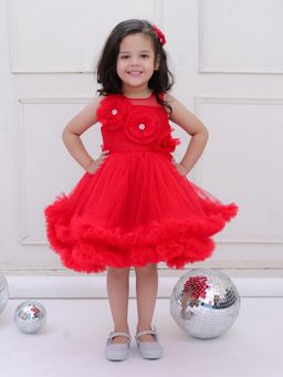 KID1 - Red The Scarlet J Party Dress