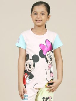 Kidsville - Mickey & Friends Printed T-Shirt for Girls