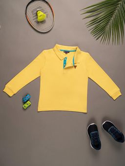 Purple United Kids - Yellow United Kids Boys Polo T-Shirt