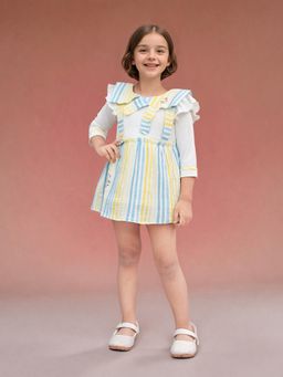 Toonyport - Girls Multi-Color Printed A-Line Dress