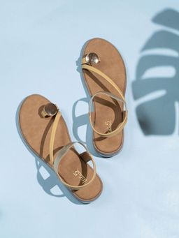 Inc.5 - Yellow Casual One Toe Sandals