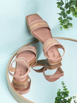 Inc.5 - Peach Casual Square Toe Sandals