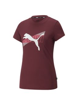 Puma - Power Graphic Women Purple T-shirts