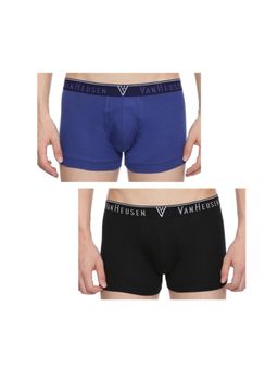Van Heusen Innerwear - Men Pack of 2 Antibacterial & Colour Fresh Trunks - Multicolour