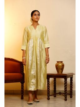 EEDA - Sehej Yellow Gather Dress