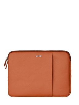 Eske - Elio 13 Inch Tan Solid Vegan Leather Laptop Sleeve