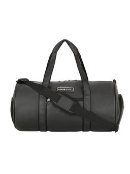 Lavie Sport - Athlete 27L Synthetic Leather Men and Women's Gym Duffle Bag (Black) (M)