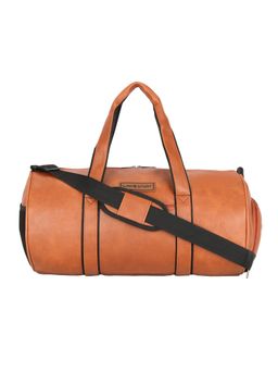 Lavie Sport - Athlete 27L Synthetic Leather Men and Women's Gym Duffle Bag (Tan) (M)