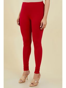 Soch - Women Red Cotton Solid Chudi