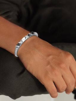 GIVA - Sterling Silver Gleaming Aura Bracelet for Men and Women