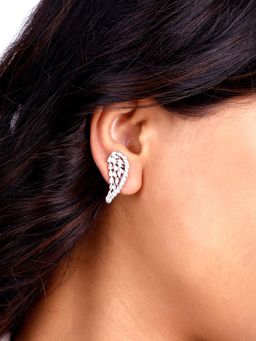 GIVA - Sterling Silver Spread Wings Earrings for Womens