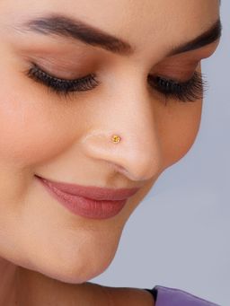 GIVA - Sterling Silver My Dear Nose Pin for Womens