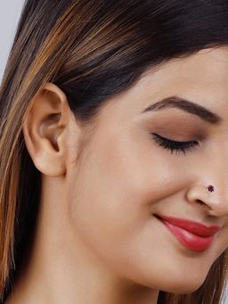 GIVA - Sterling Silver Elegant Nose Pin for Womens