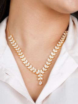 GIVA - Sterling Silver Golden Victorian Romance Necklace for Womens