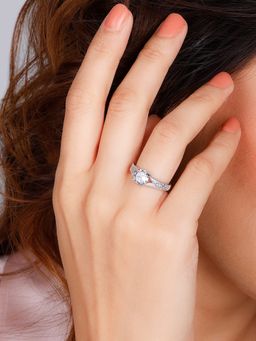 GIVA - Sterling Silver Solidarity Ring for Womens