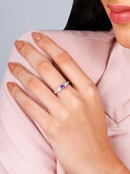 GIVA - Sterling Silver Opulent Bow Ring for Womens