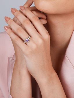 GIVA - Sterling Silver Royal Grace Ring for Womens