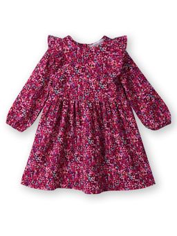 Beebay - Maroon Printed Regular Dress