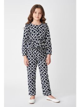 Bella Moda - Black Printed Regular Co-Ord Set