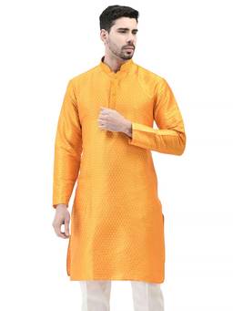 SG LEMAN - Mustard Men's Kurta