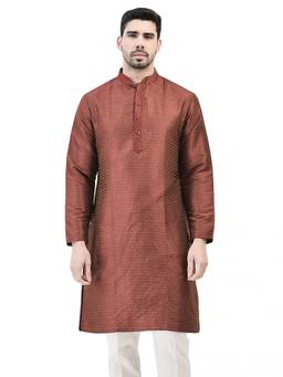 SG LEMAN - Wine Men's Kurta