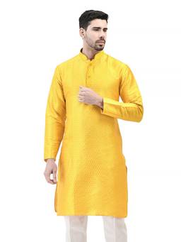 SG LEMAN - Yellow Men's Kurta
