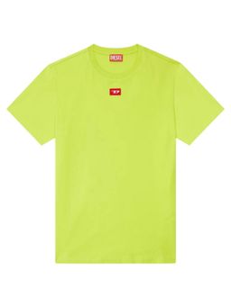 Diesel - Boys Neon Green Logo-Print T-Shirt