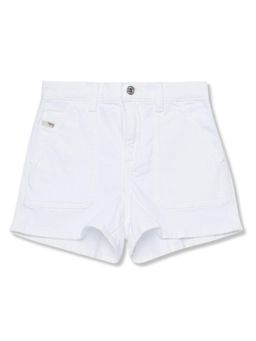 Diesel - Girls White Denim Shorts