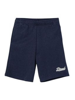 Diesel - Boys Navy Blue Logo-Print Shorts