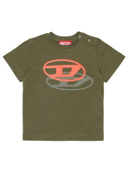 Diesel - Baby Boys Green D Logo Patch T-Shirt