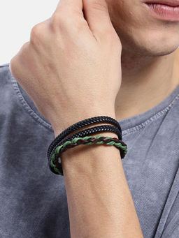 Carlton London - Men Set of 2 Bohemian Bracelet (Pack of 2)