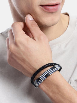 Carlton London - Men Multi Multistrand Bracelet