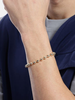 Carlton London - Men Gold Plated Link Bracelet