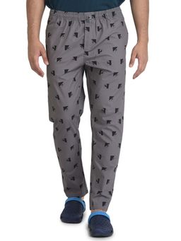 WOODLAND - Dark Grey Printed Pyjamas for Men
