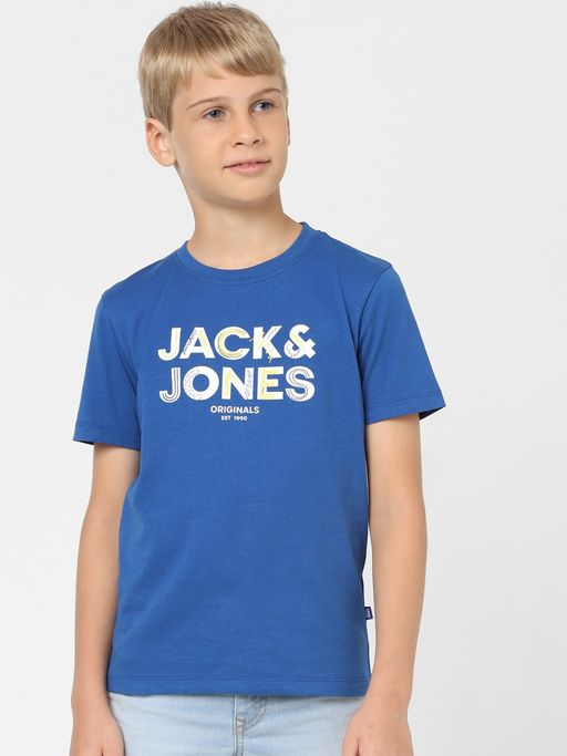 JACK & JONES Junior Camicia Denim Manica Lunga | 100% Cotone Morbido Per Bambini