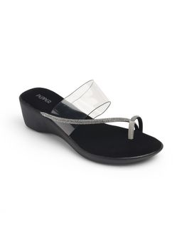 PEPPER - Women Black Wedge Heels