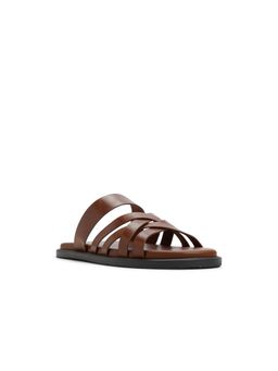 Aldo - HANIFFA-IN220 Men Brown Cross Strap Sandals