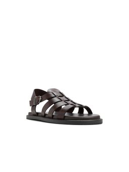 Aldo - WARLEYA-IN201 Men Dark Brown Back Strap Sandals
