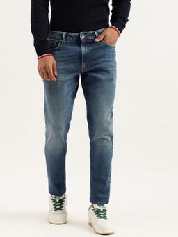 United Colors of Benetton - Blue Solid Regular Fit Jeans