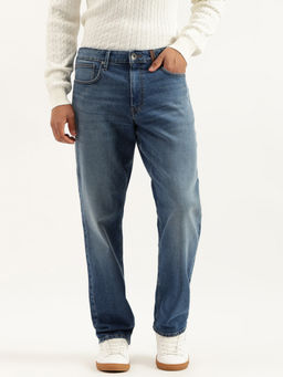 United Colors of Benetton - Blue Solid Relaxed Fit Jeans