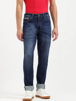 United Colors of Benetton - Blue Solid Regular Fit Jeans