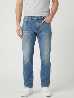 Wrangler - Men Blue Millard Straight Fit Mid Rise Jeans