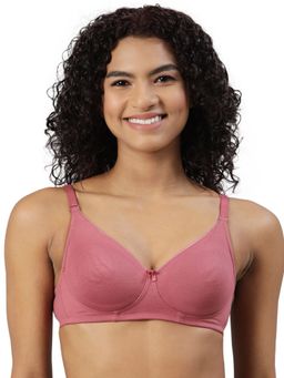 BLOSSOM - Womens T-Shirt Bra with Moisture-Wicking Moon Shaper and Nipple Concealer Rose Gold