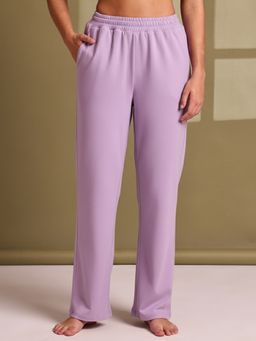 TAG 7 - Lavender Cotton Terry Solid Lounge Pant