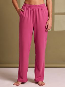 TAG 7 - Pink Cotton Terry Solid Lounge Pant