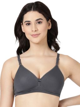 BLOSSOM - Womens Lightly Padded Medium Coverage Soft Cups Black