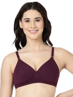 BLOSSOM - Womens Lightly Padded Medium Coverage Soft Cups Purple