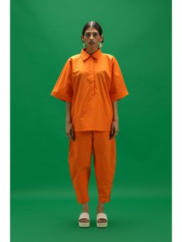 SPACE - Ikigai Co Ord Set Persimmon Orange (Set of 2)